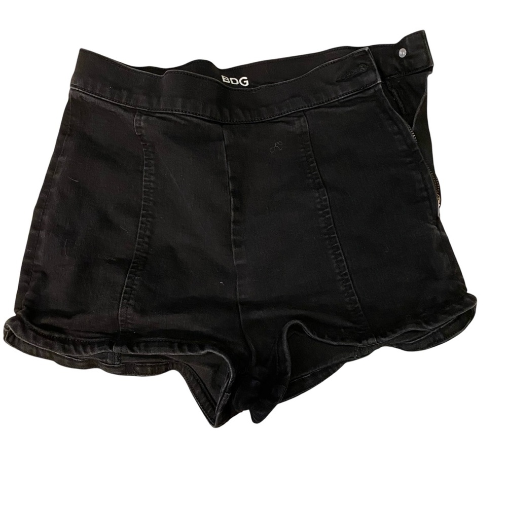 BDG Black High Waisted Short Shorts